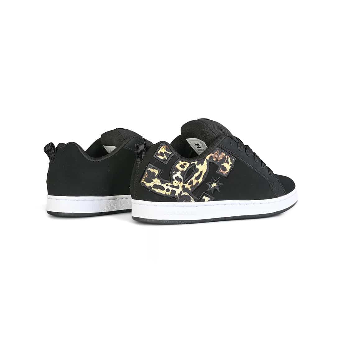 DC Women's Court Graffik Skate Shoes - Black/Gold