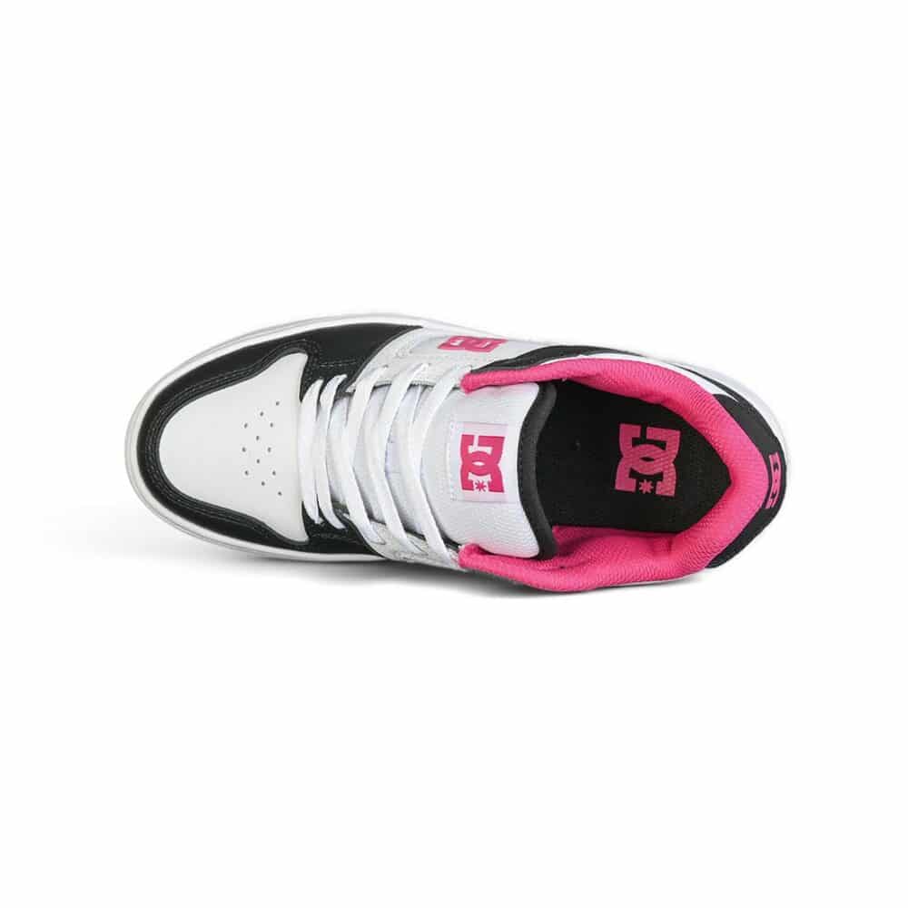 DC Women's Manteca 4 Platform Skate Shoes - Black/White/Pink