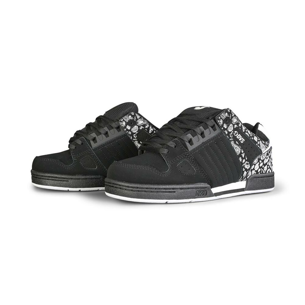 DVS Celsius Skate Shoes - Black/White/Black