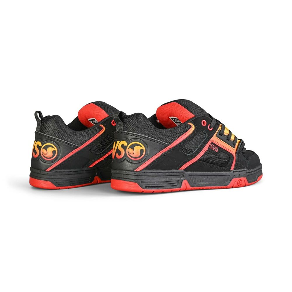 DVS Comanche Skate Shoes - Black/Red/Yellow