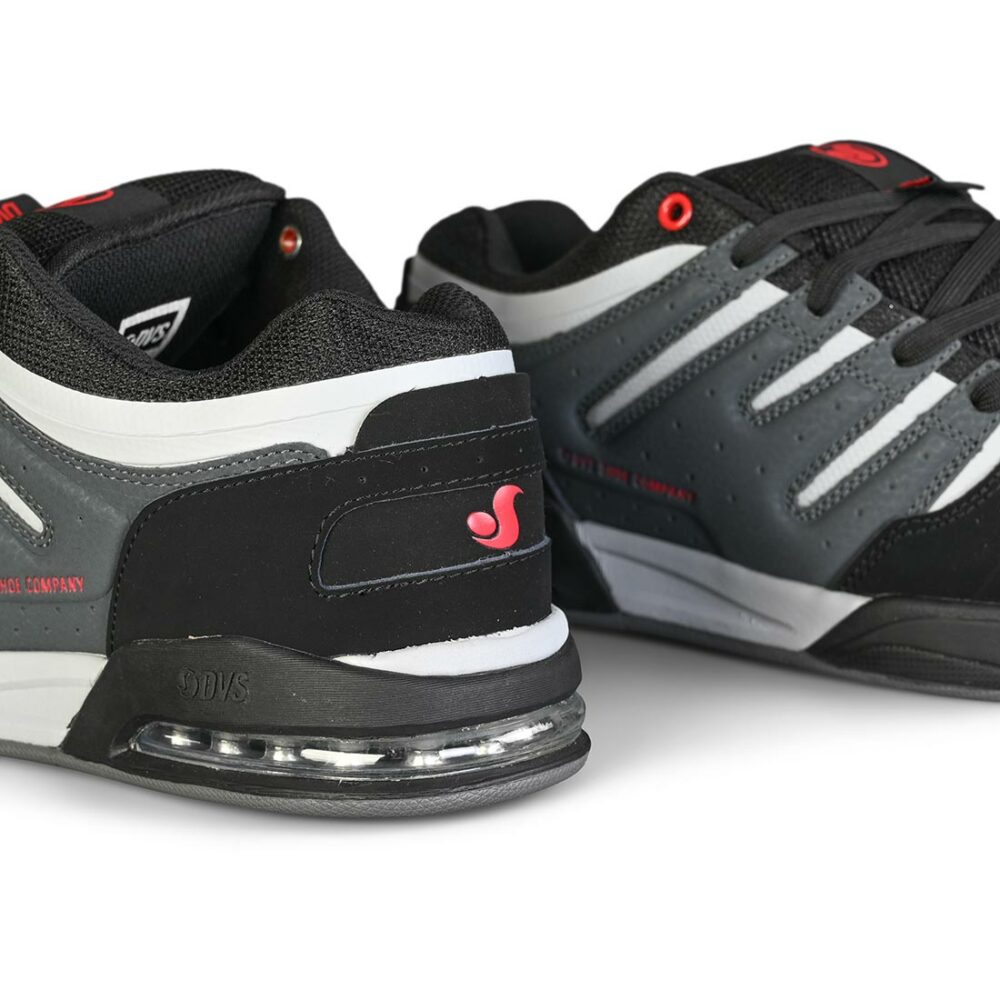 DVS Tycho Skate Shoes - Black/Charcoal/Red