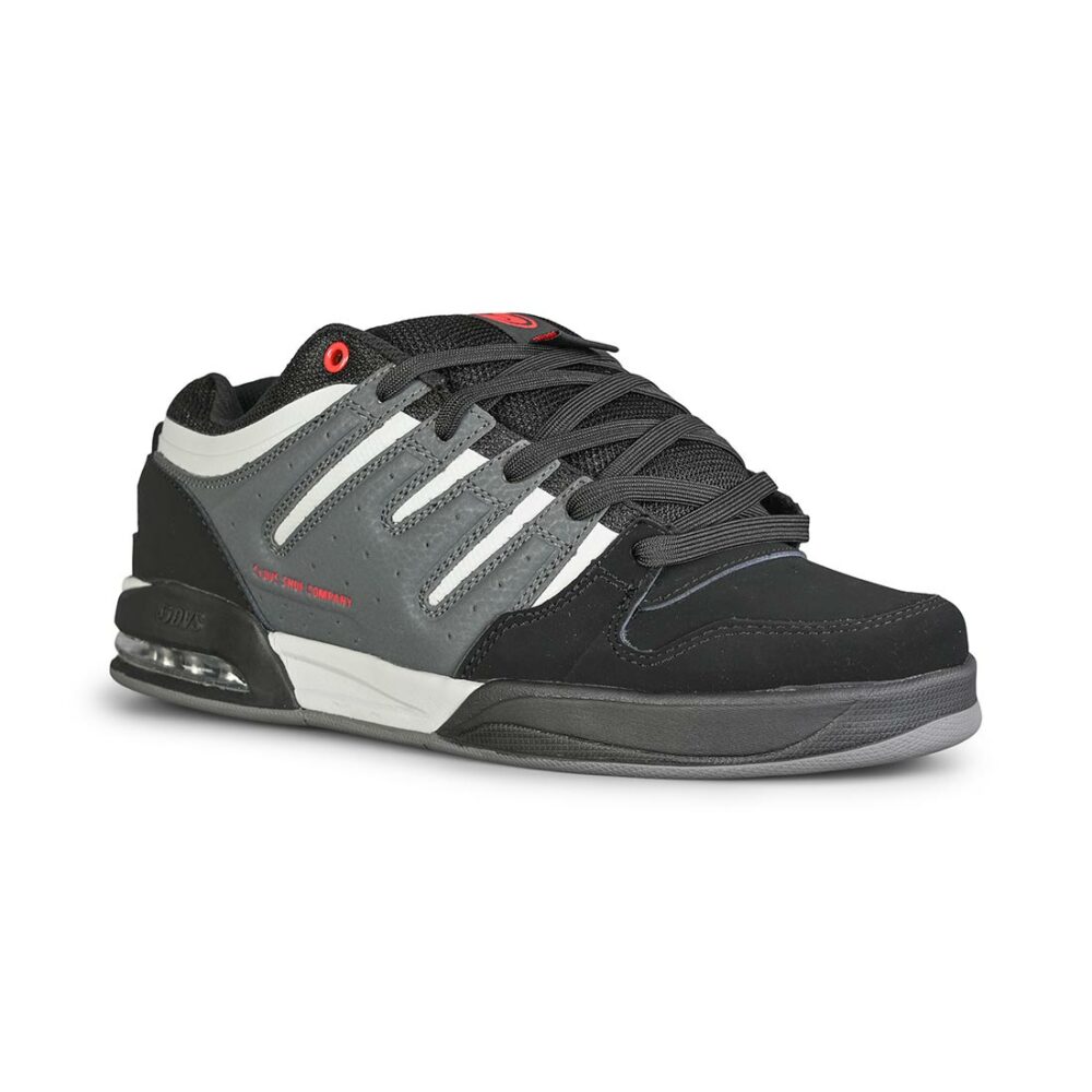 DVS Tycho Skate Shoes - Black/Charcoal/Red