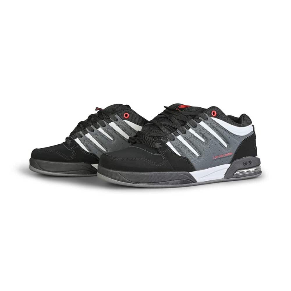 DVS Tycho Skate Shoes - Black/Charcoal/Red