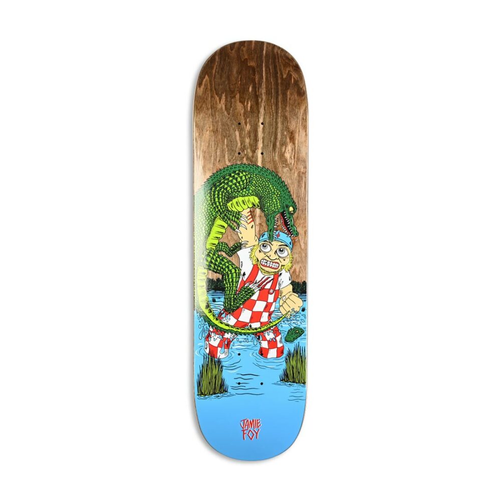 Deathwish Jamie Foy Gator Attack 8.25" Skateboard Deck