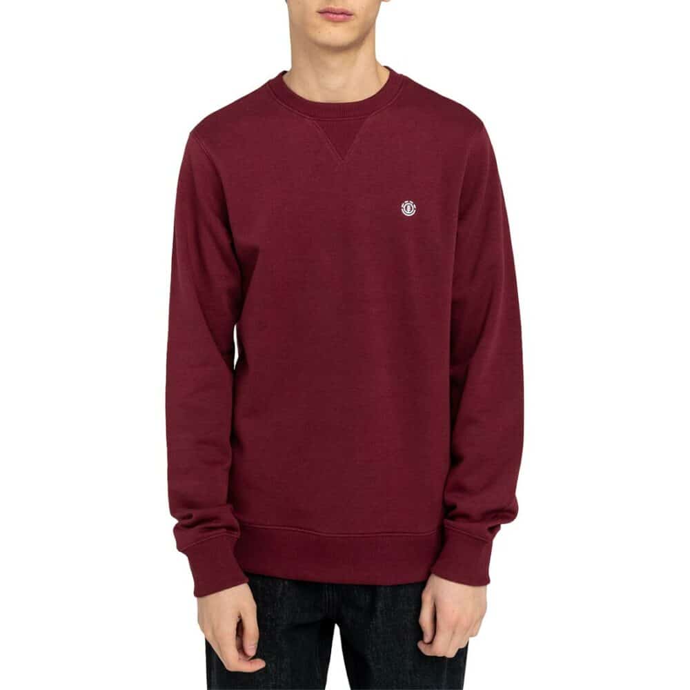 Element Cornell Classic Crew Sweater - Burgundy (HO23)