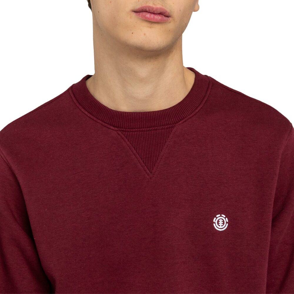 Element Cornell Classic Crew Sweater - Burgundy (HO23)