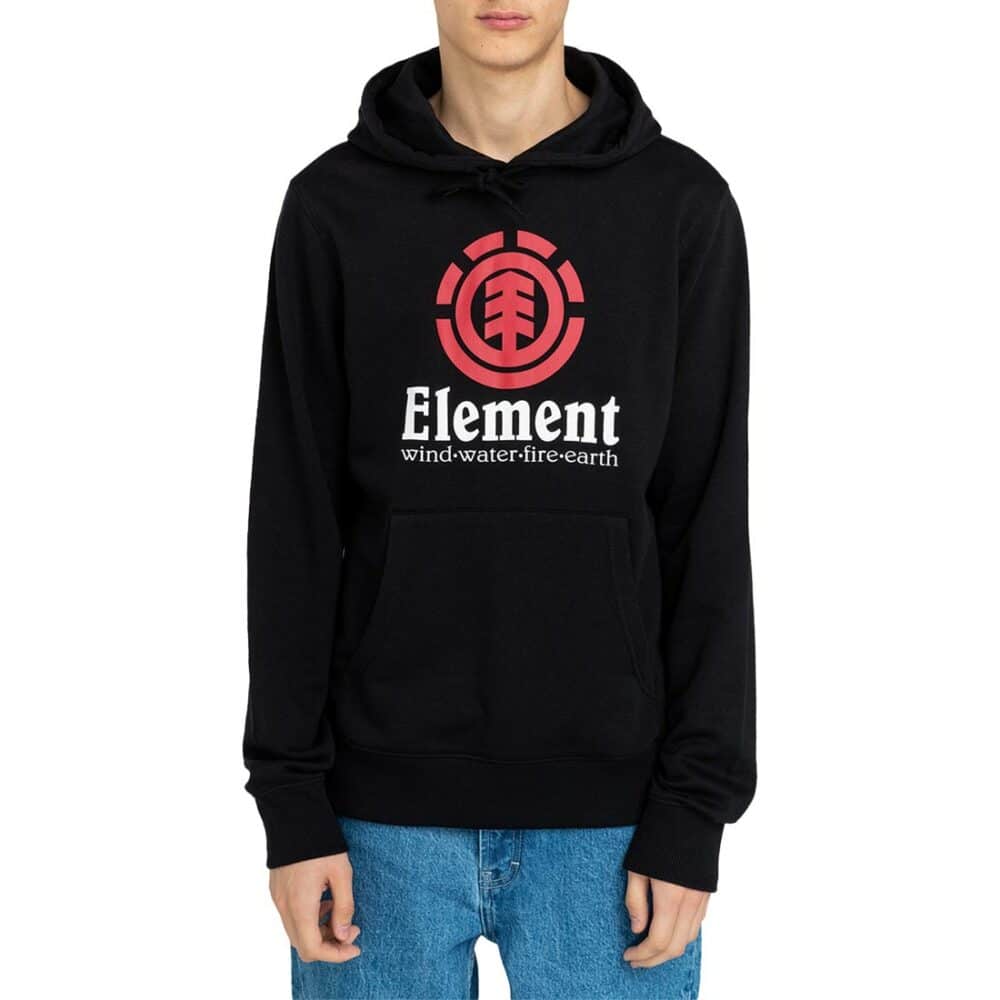 Element Vertical Pullover Hoodie - Flint Black (HO23)