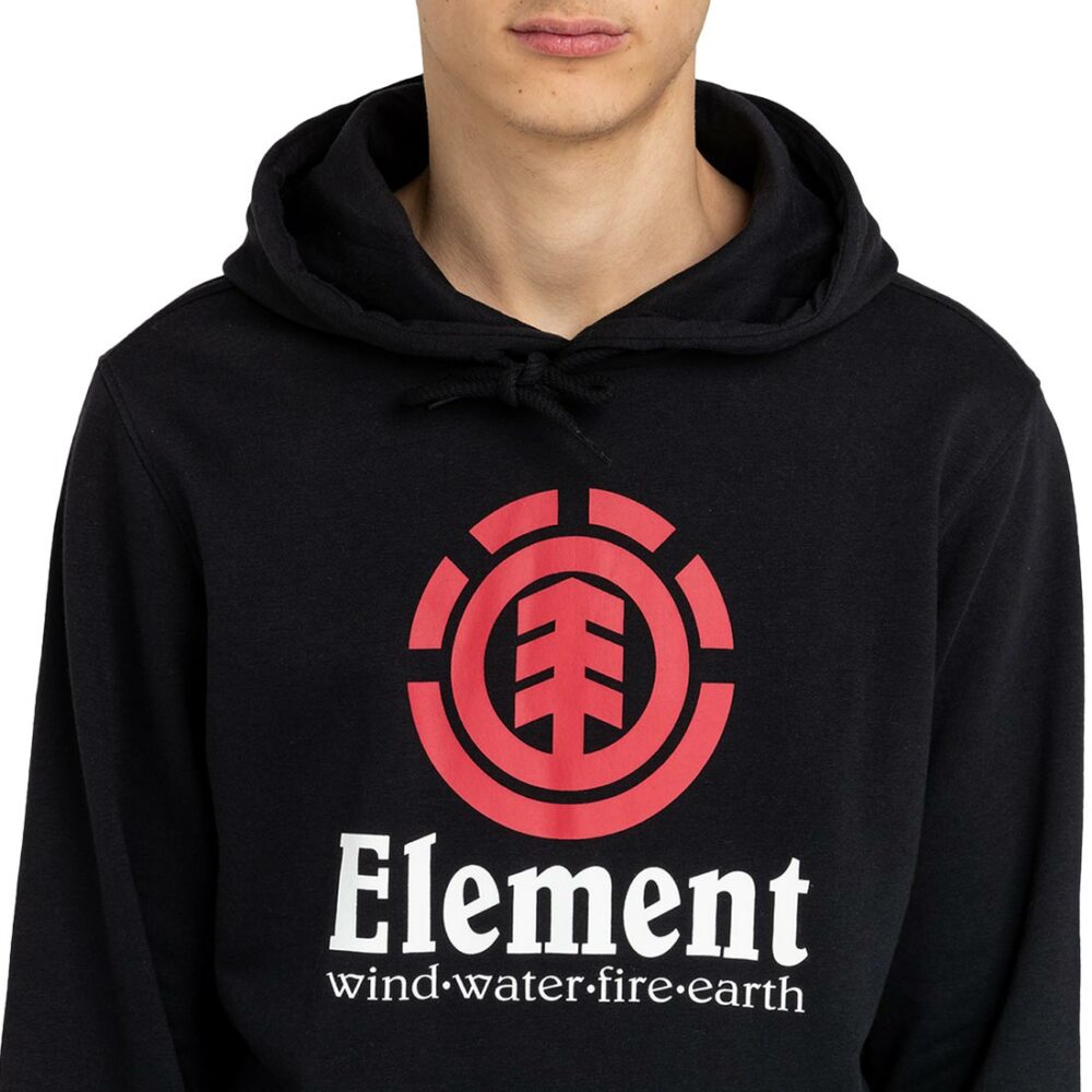 Element Vertical Pullover Hoodie - Flint Black (HO23)