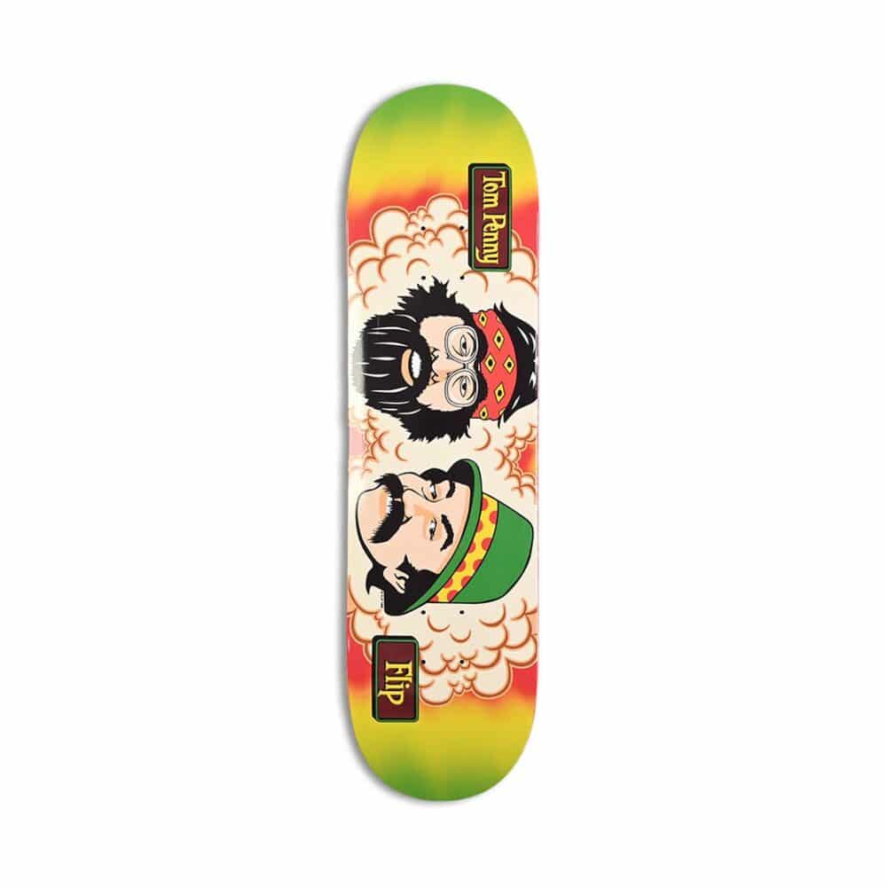 Flip Tom Penny Friends 8.25" Skateboard Deck - Rasta