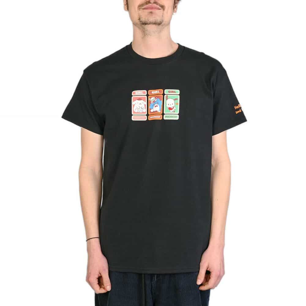 Girl Skateboards Hello Kitty and Friends S/S T-Shirt - Black
