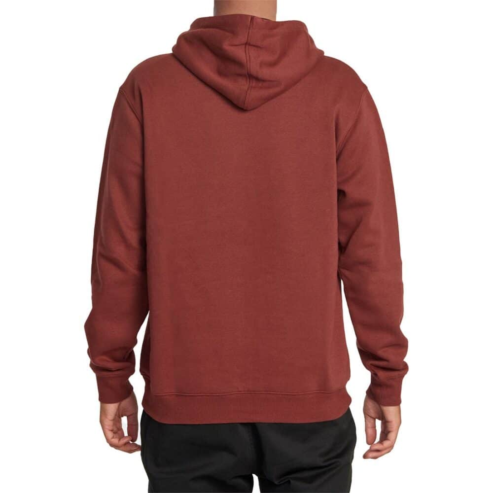 RVCA Americana Pullover Hoodie - Red Earth