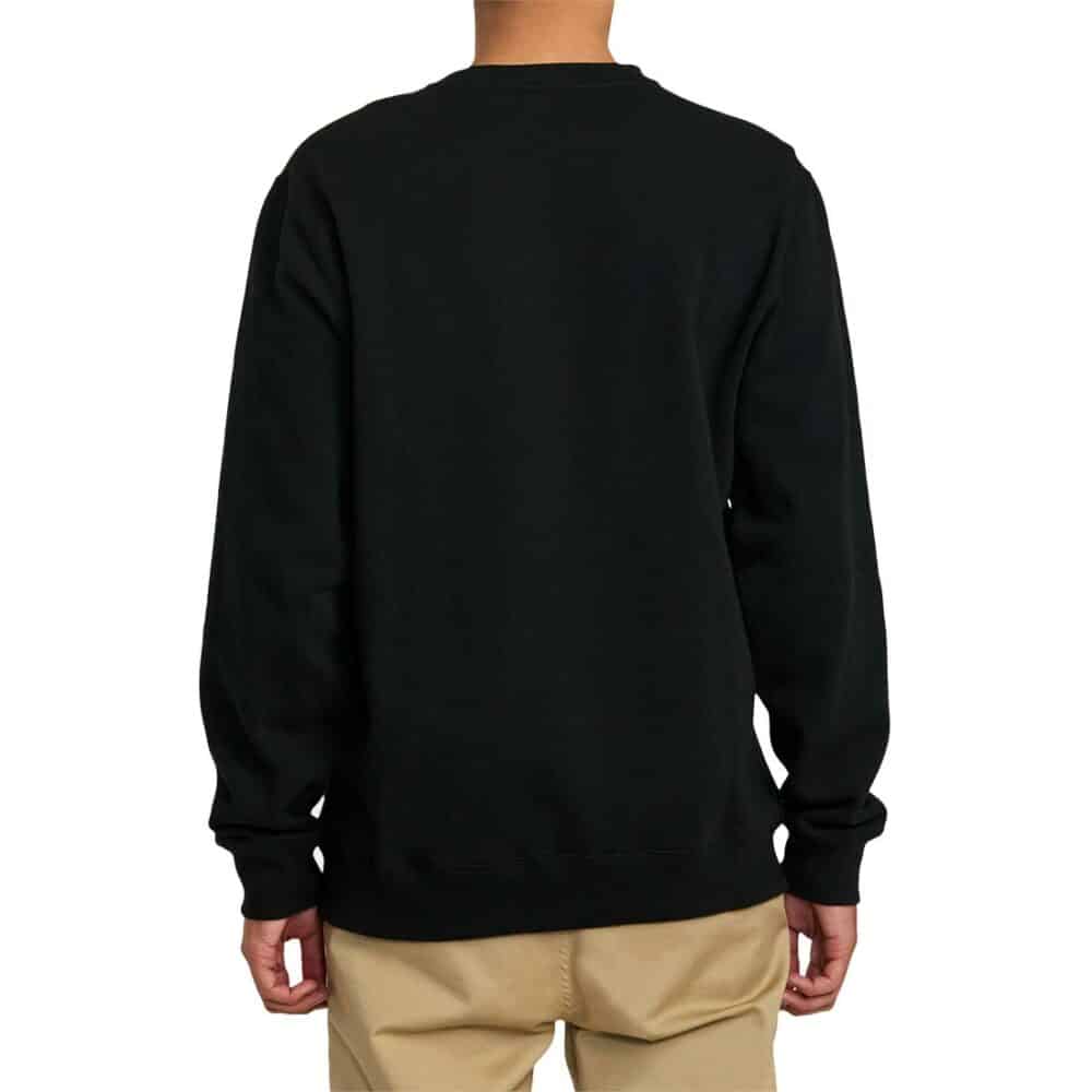 RVCA Big RVCA Pullover Crew Sweater - Black