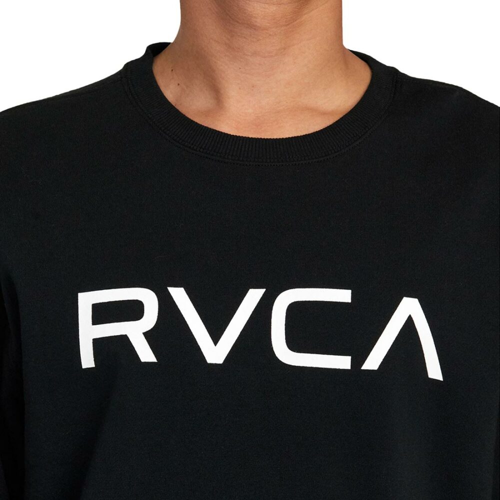 RVCA Big RVCA Pullover Crew Sweater - Black