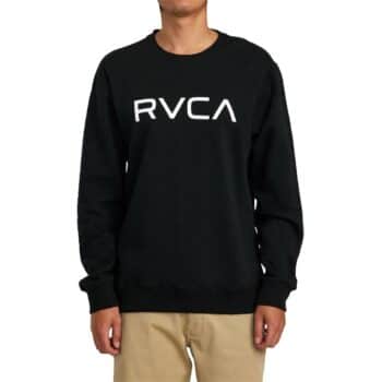 RVCA Big RVCA Pullover Crew Sweater - Black