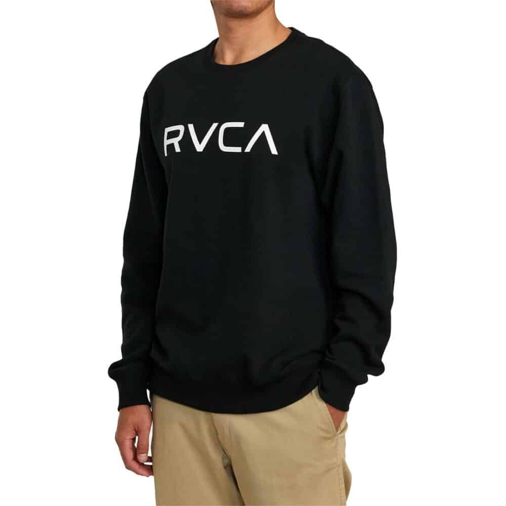 RVCA Big RVCA Pullover Crew Sweater - Black