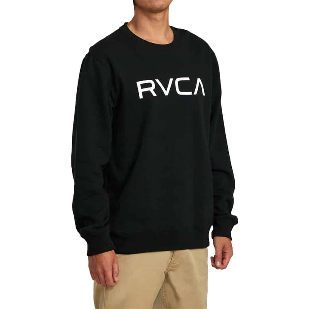 RVCA Big RVCA Pullover Crew Sweater - Black