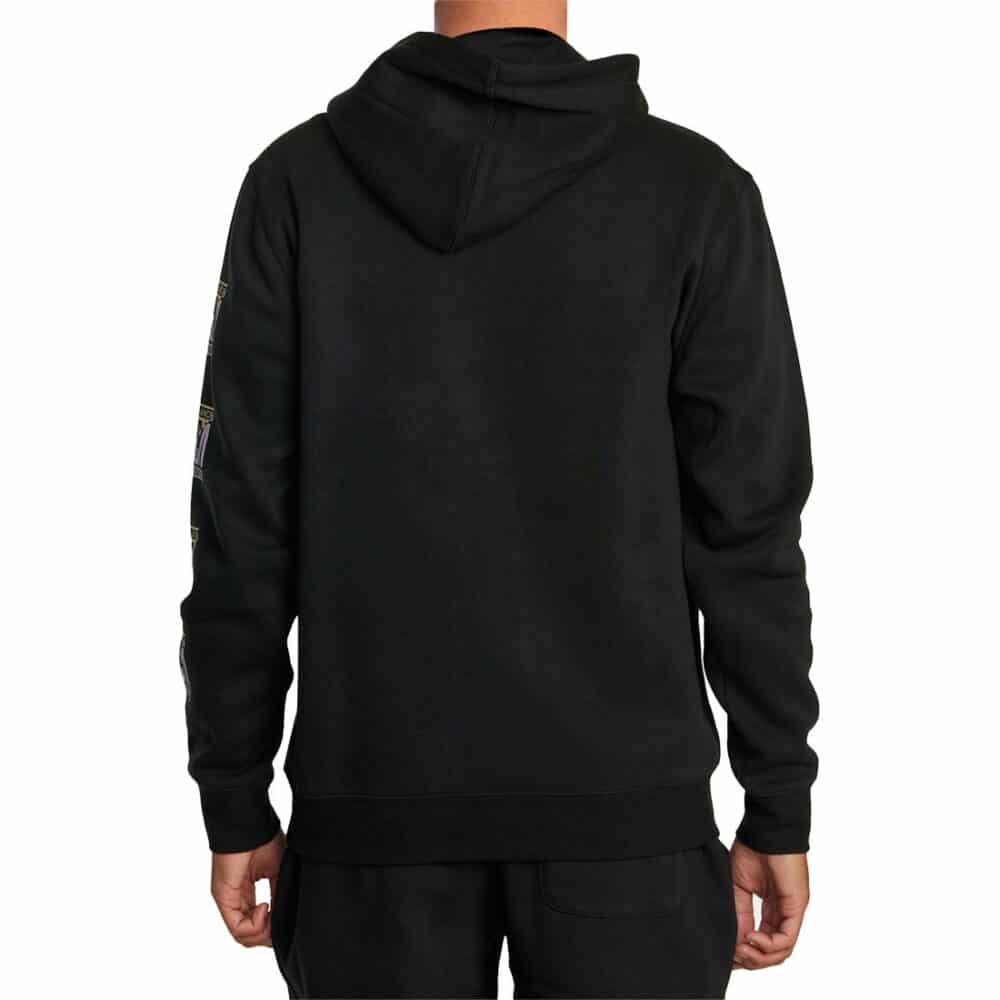 RVCA Natural Network Pullover Hoodie - Garage Blue