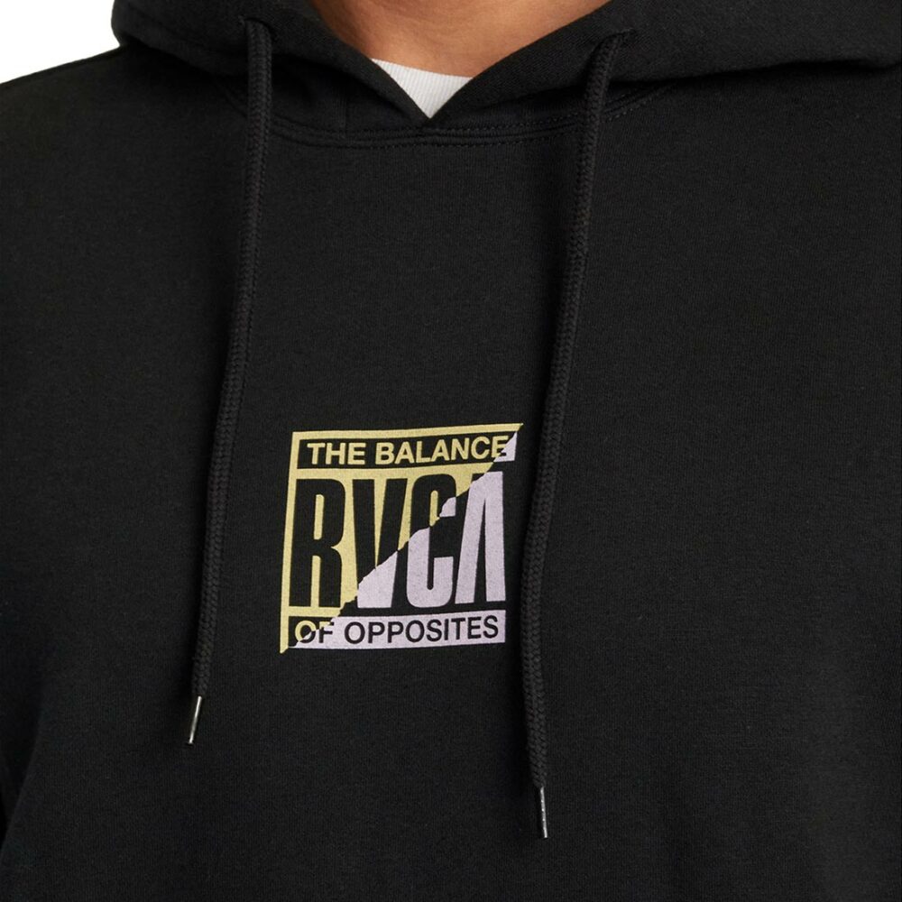 RVCA Natural Network Pullover Hoodie - Garage Blue