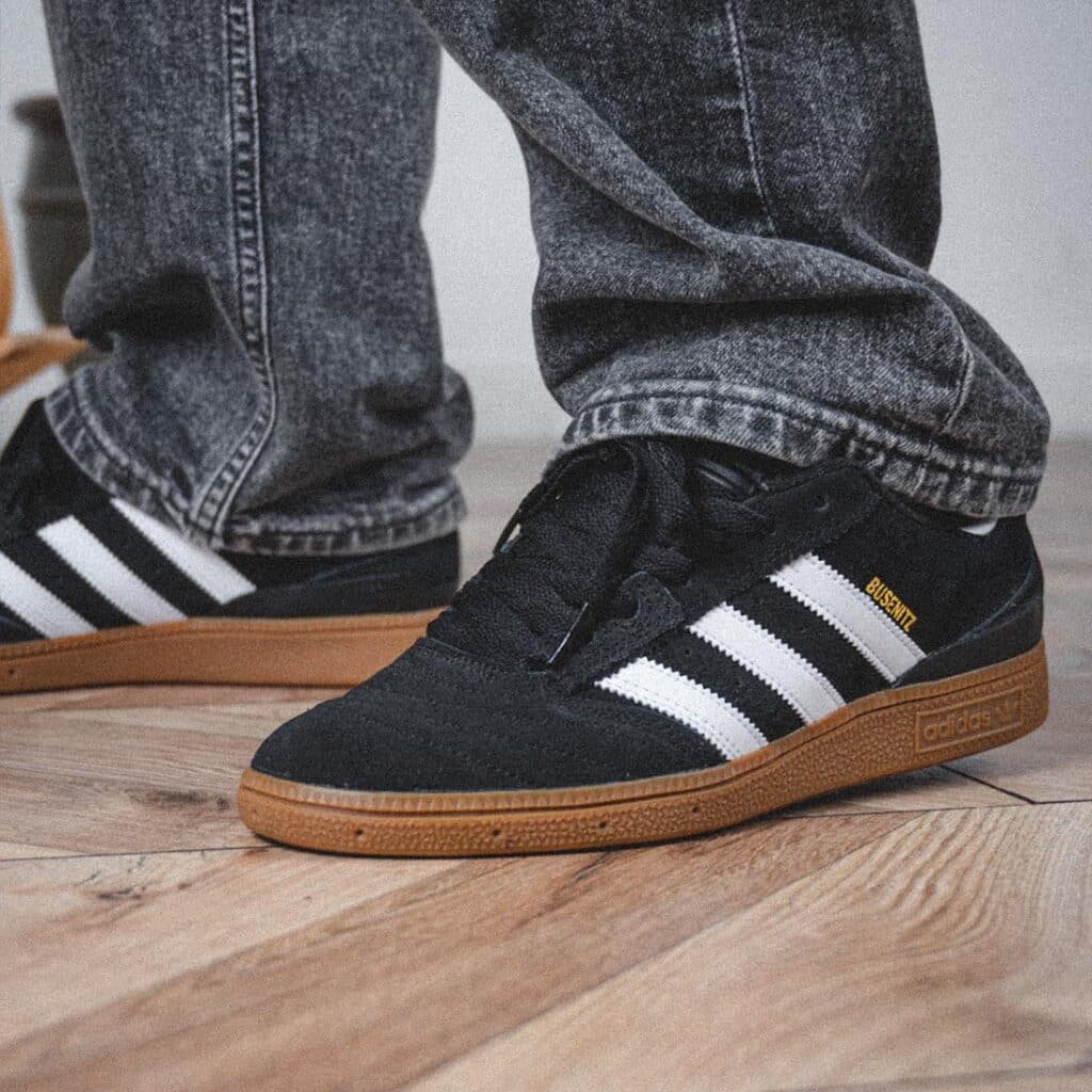 adidas gazelle silver green womens adidas Busenitz Shoes - Black/White