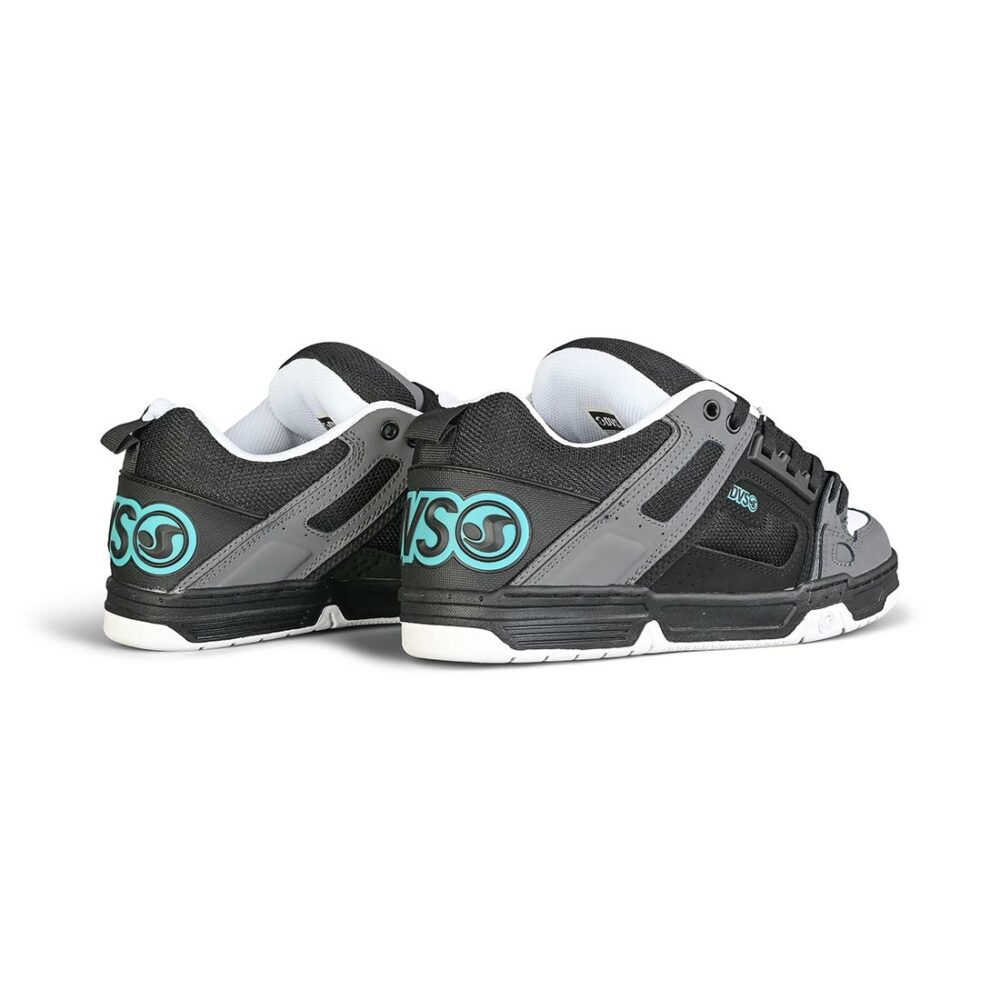 DVS Comanche Skate Shoes - Black/Charcoal/Turquoise