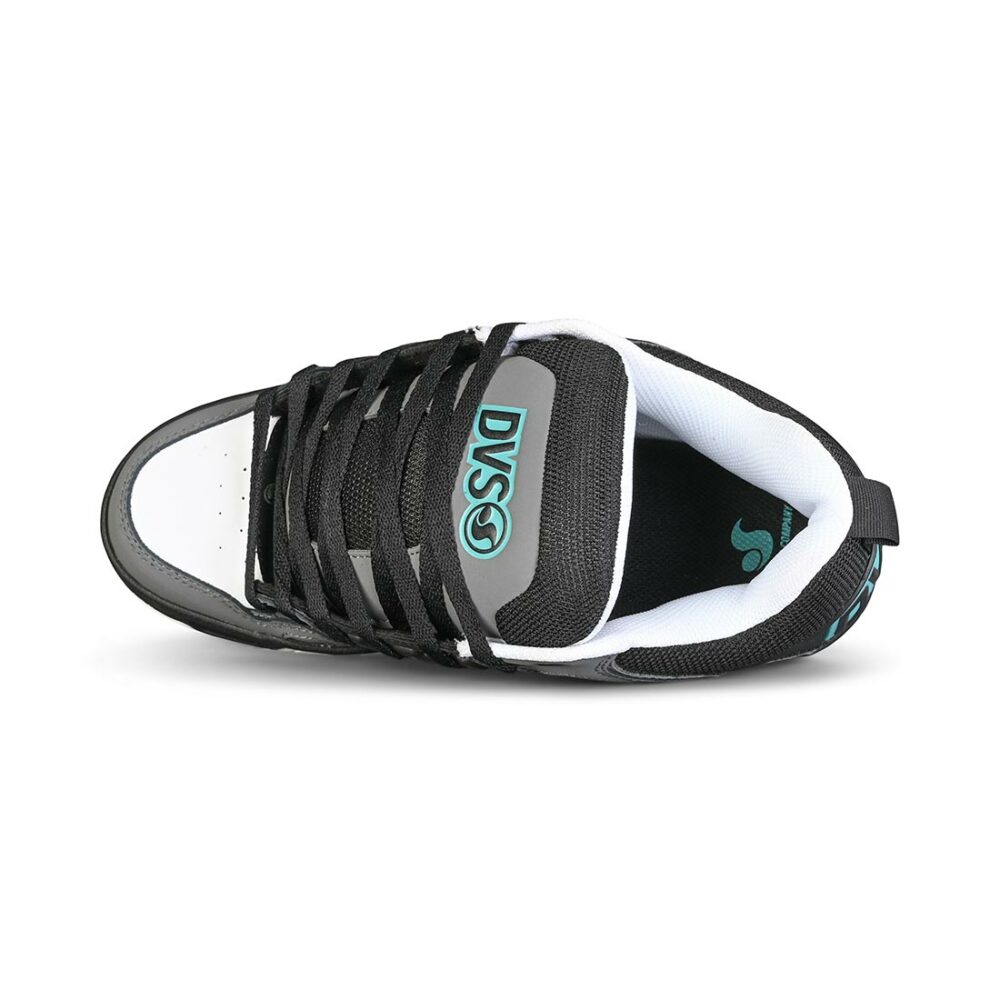 DVS Comanche Skate Shoes - Black/Charcoal/Turquoise