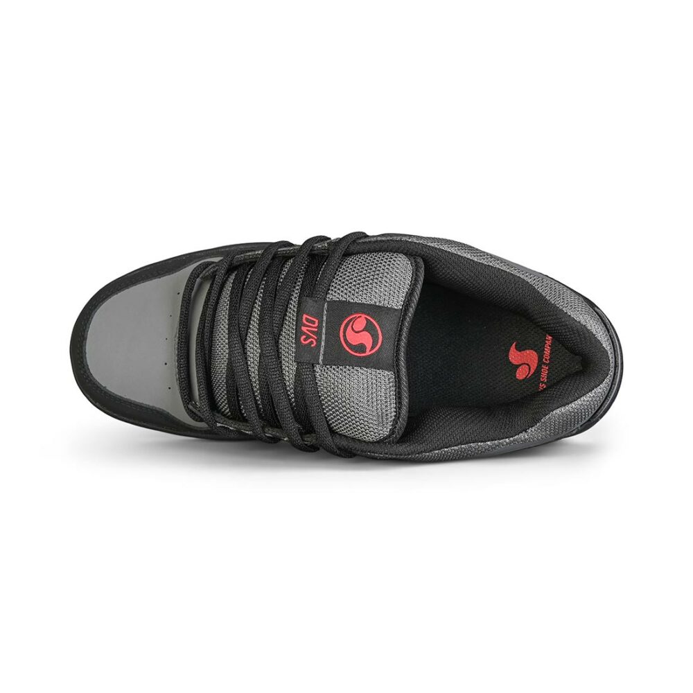 DVS Tycho Skate Shoes - Black/Red/Charcoal