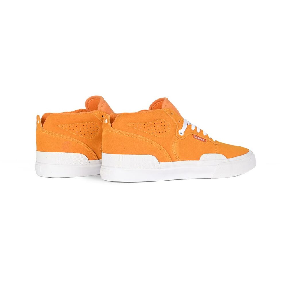 Emerica Pillar Mid-Top Skate Shoes - Burnt Orange