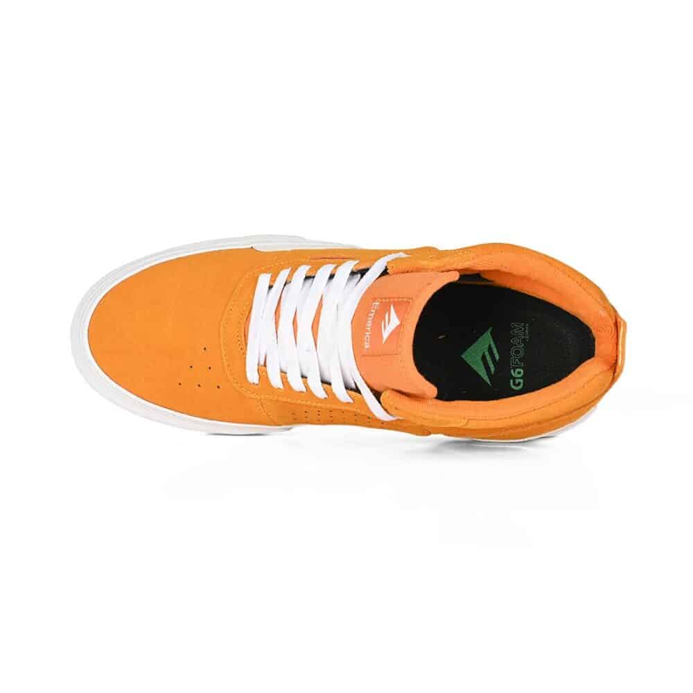 Emerica Pillar Mid-Top Skate Shoes - Burnt Orange