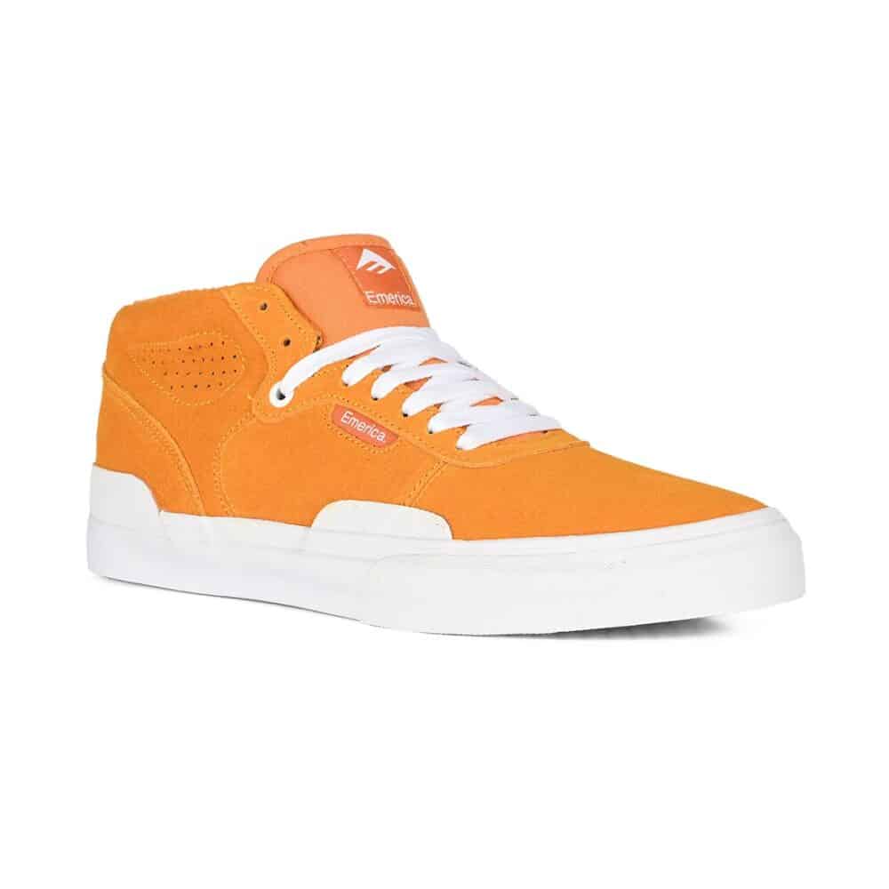 Emerica Pillar Mid-Top Skate Shoes - Burnt Orange