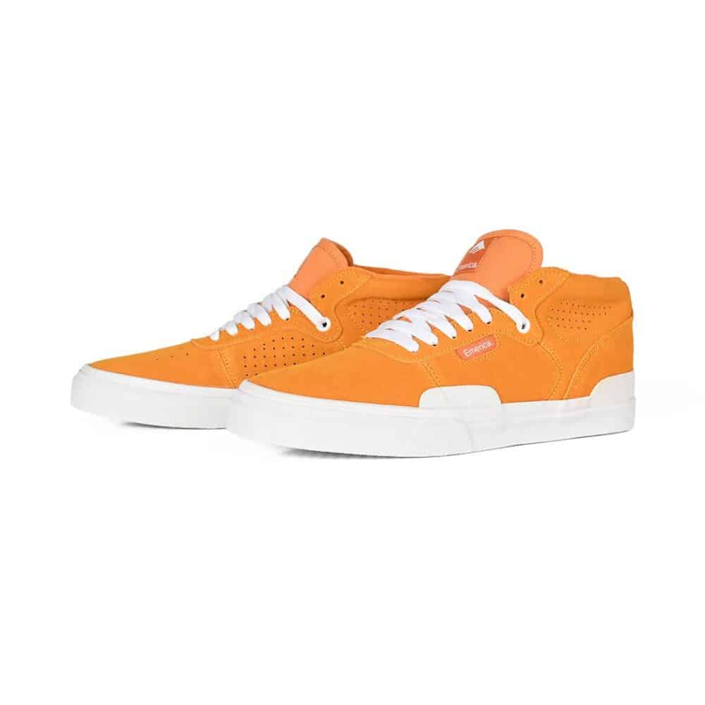 Emerica Pillar Mid-Top Skate Shoes - Burnt Orange