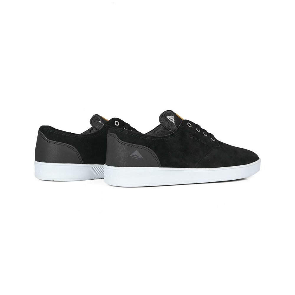 Emerica Romero Laced Skate Shoes - Black/Black/White