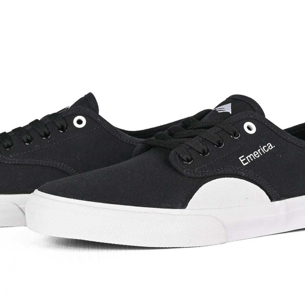 Emerica Wino Standard Skate Shoes - Black/White/Gum