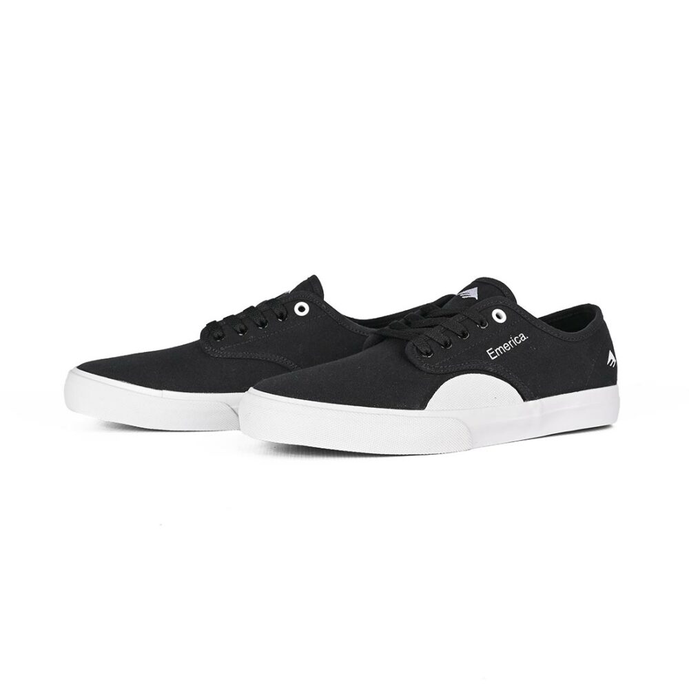 Emerica Wino Standard Skate Shoes - Black/White/Gum