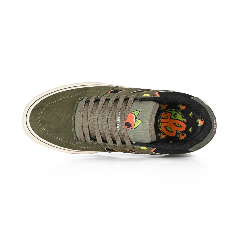 Emerica x OJ Tilt G6 Vulc Skate Shoes - Olive