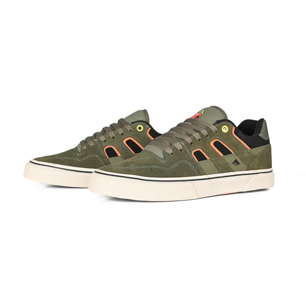 Emerica x OJ Tilt G6 Vulc Skate Shoes - Olive