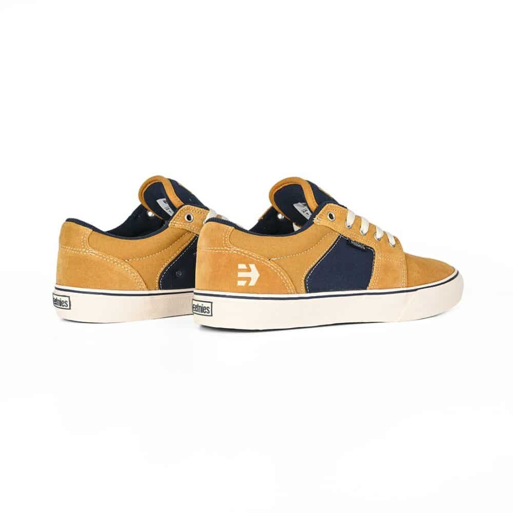 Etnies Barge LS Skate Shoes - Tan/Blue