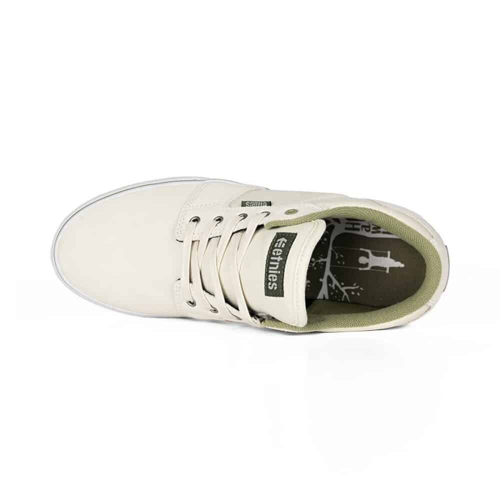 Etnies Barge LS Skate Shoes - White/Green