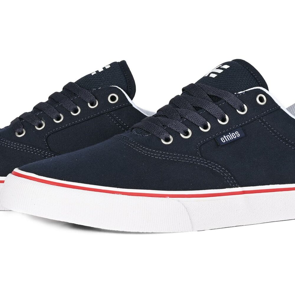 Etnies Blitz Skate Shoes - Navy/White/Red