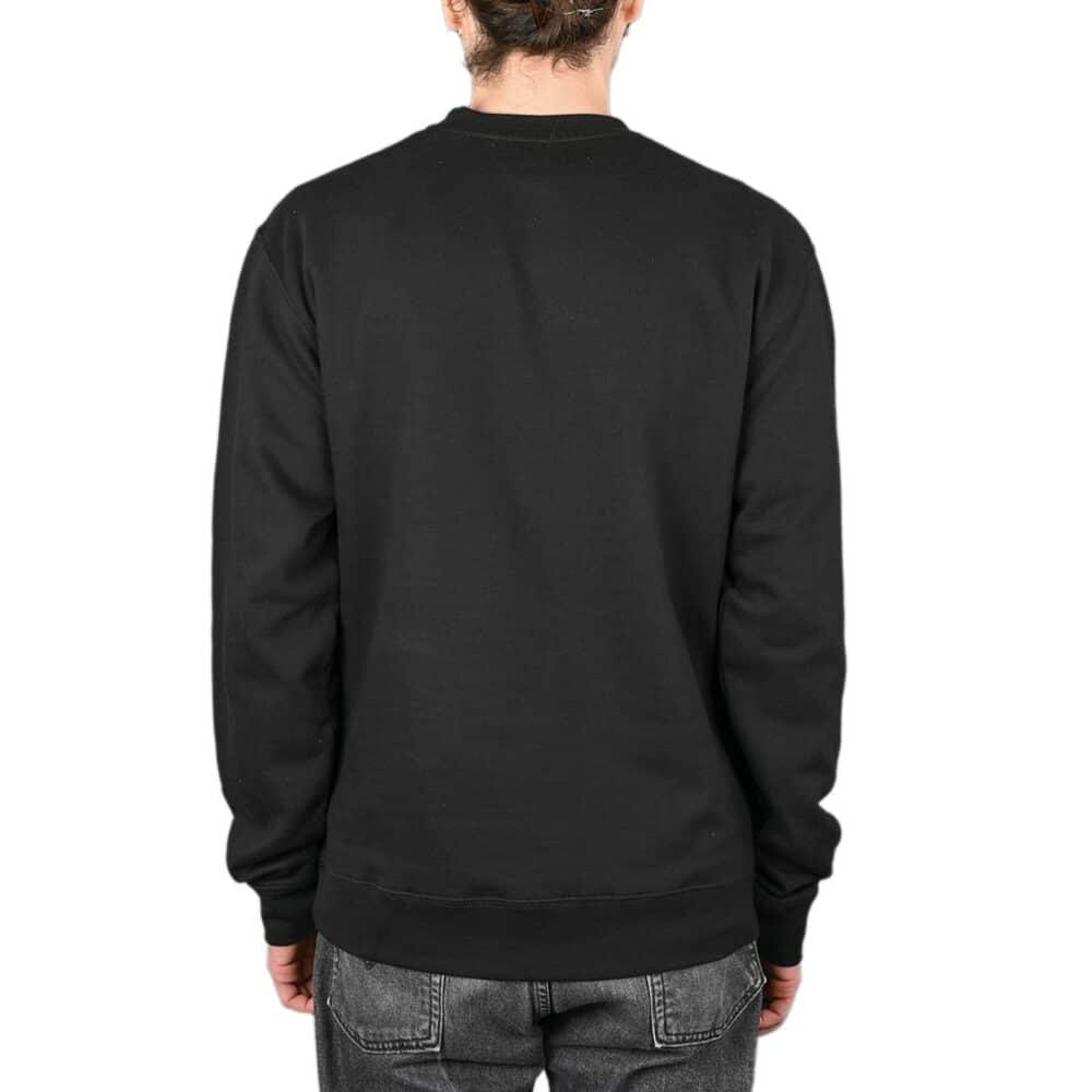 Etnies Corp Combo Pullover Crew Sweatshirt - Black/Red