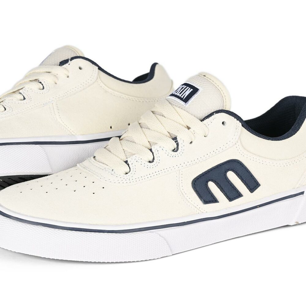 Etnies Joslin Vulc Skate Shoes - White/Navy