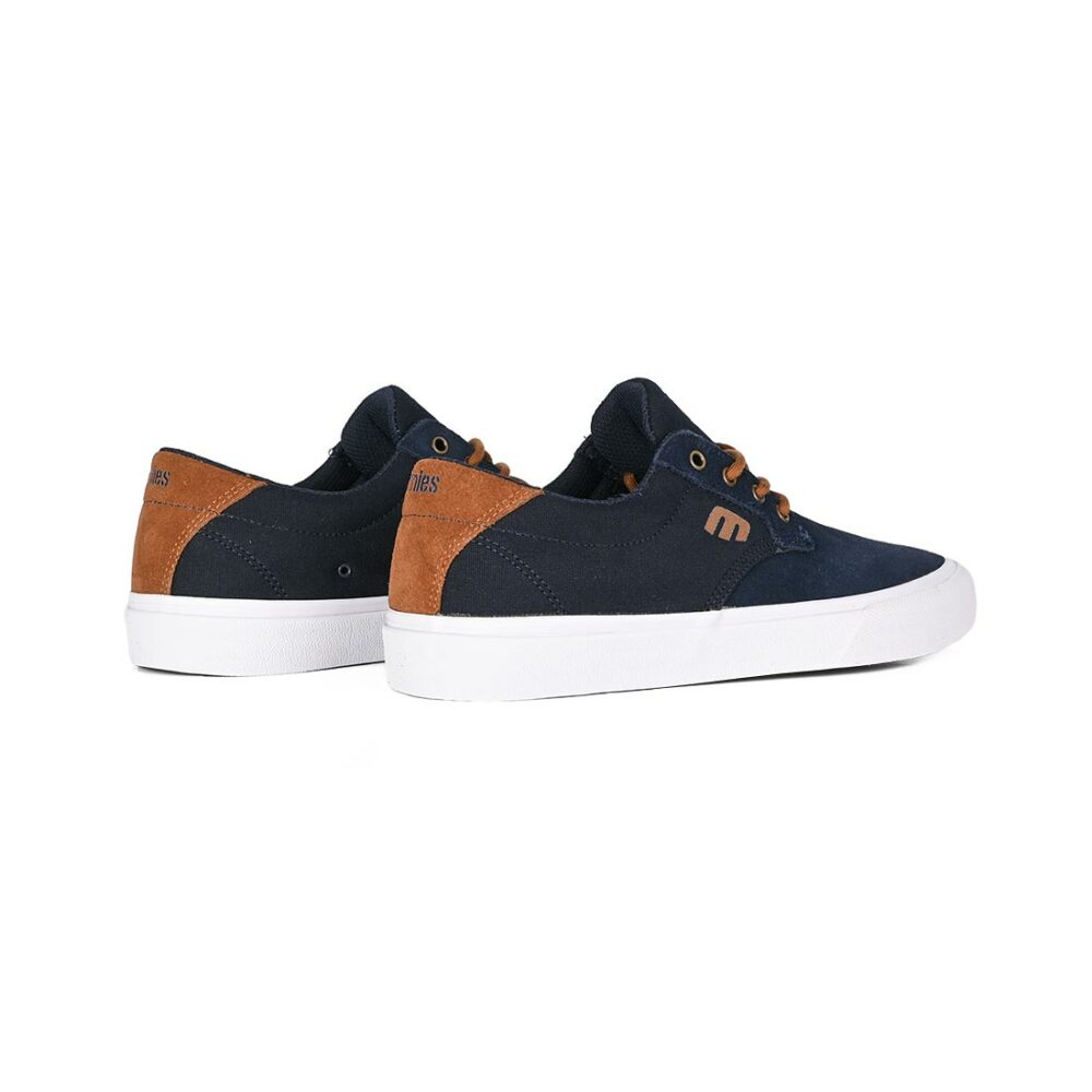 Etnies Singleton Vulc XLT Skate Shoes - Navy/Brown/White