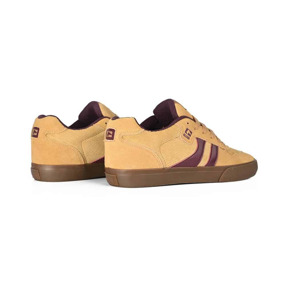 Globe Encore 2 Skate Shoes - Curry/Wine