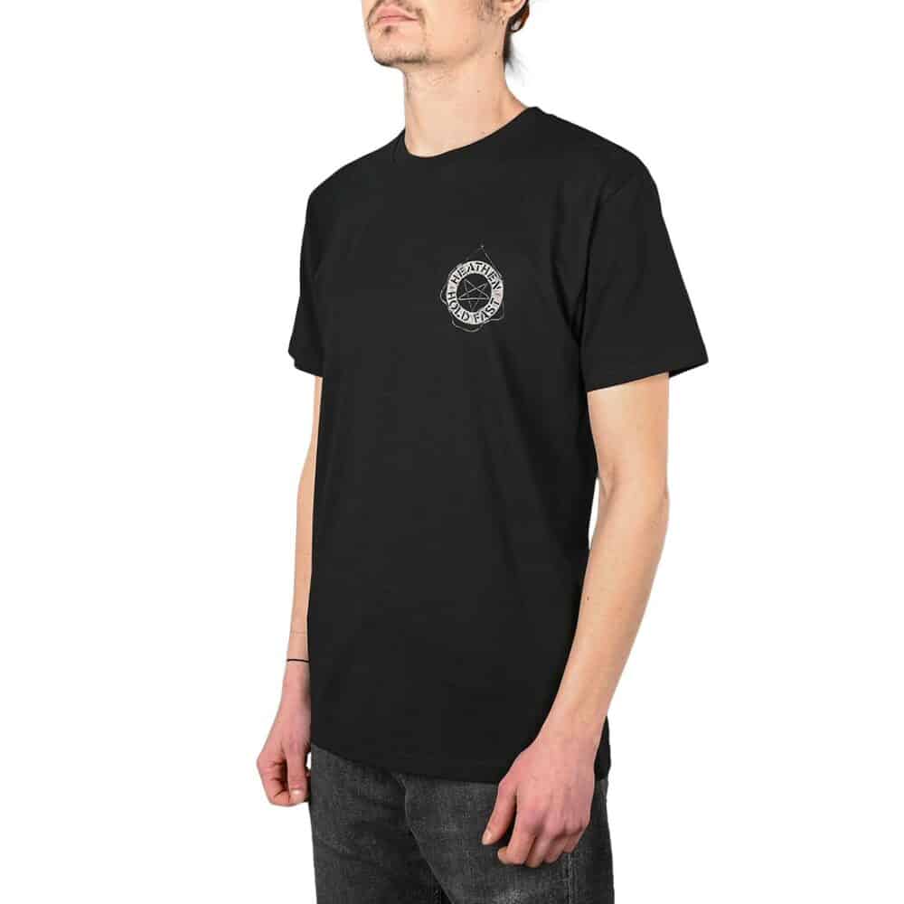 Heathen Stormy Seas S/S T-Shirt - Black