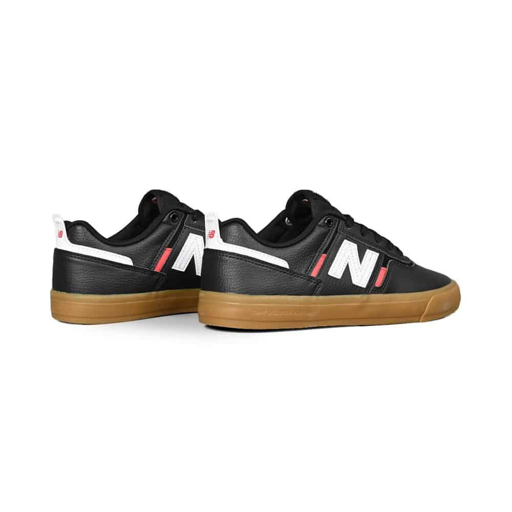 New Balance Numeric 306 Jamie Foy Skate Shoes - Black Leather/Red