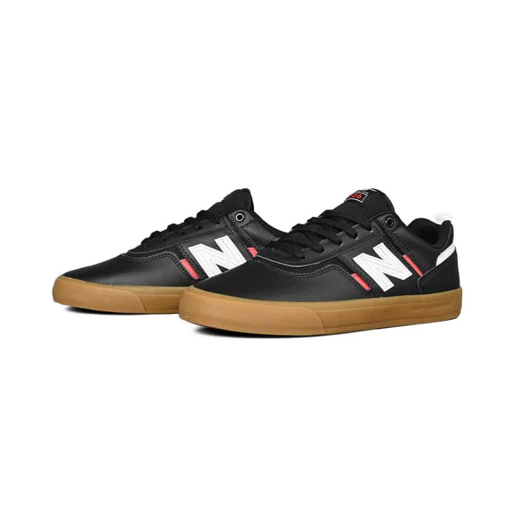 New Balance Numeric 306 Jamie Foy Skate Shoes - Black Leather/Red