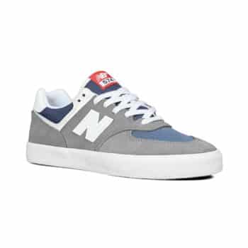 New Balance Numeric 574 Vulc Skate Shoes - Grey/White