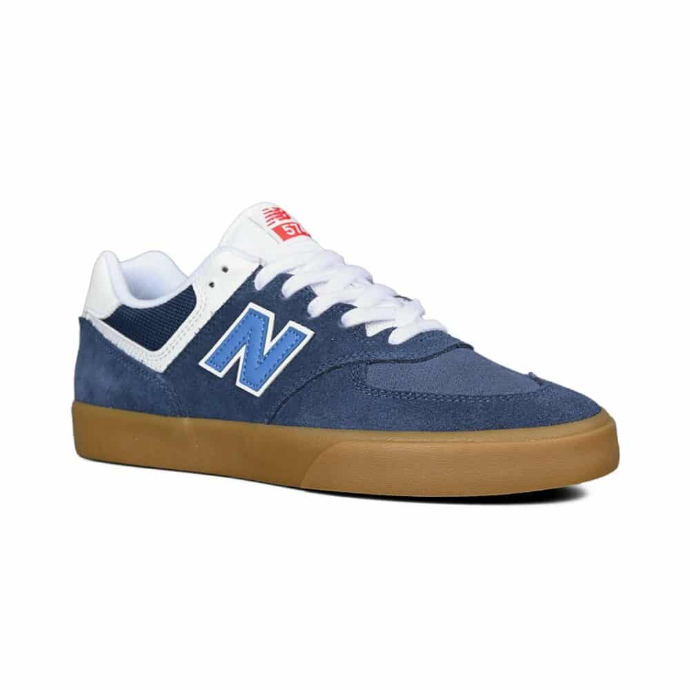 New Balance Numeric 574 Vulc Skate Shoes - NB Navy/White