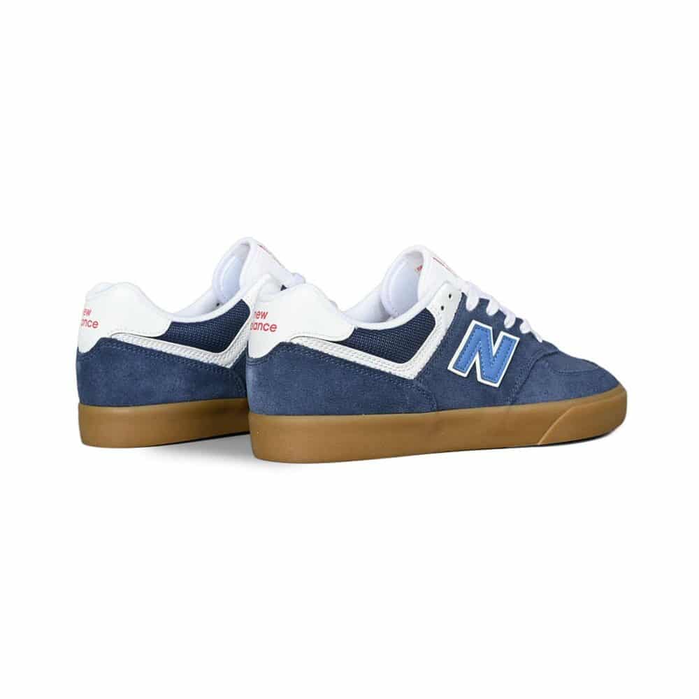 New Balance Numeric 574 Vulc Skate Shoes - NB Navy/White