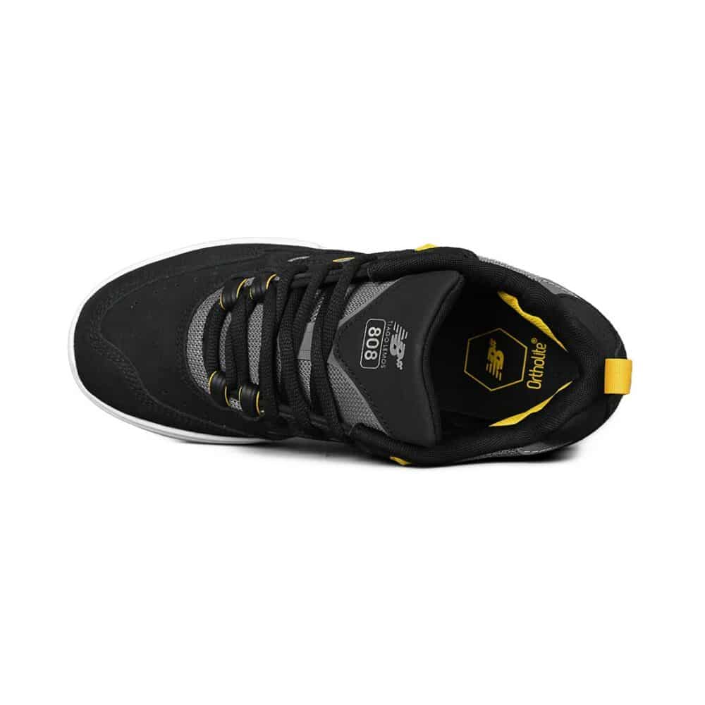 New Balance Numeric 808 Tiago Lemos Skate Shoes - Black/Yellow