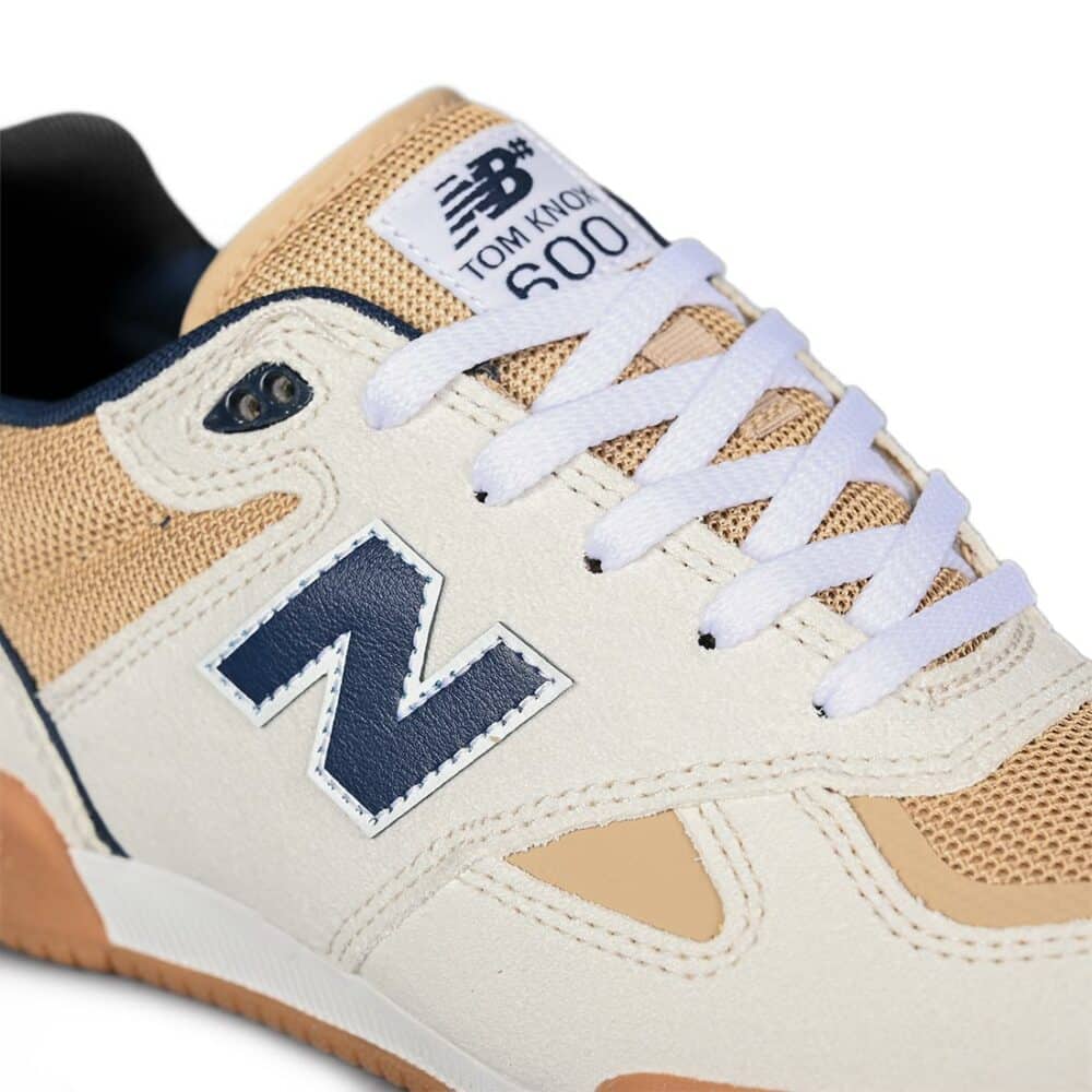 New Balance Numeric Tom Knox 600 Skate Shoes - Sea Salt/NB Navy